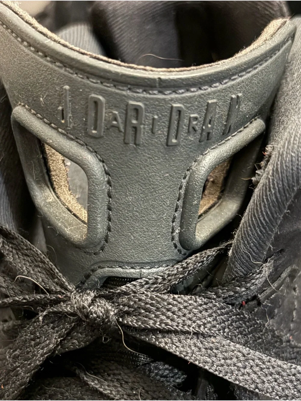 Black Dark Gray Nubuck Men's Air Jordan MVP High-Top Athletic Sneakers